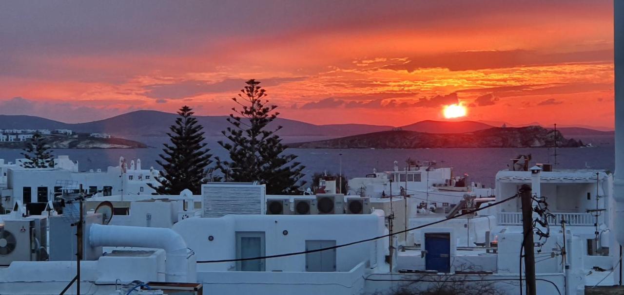 Floral Villa With Marvelous View To Mykonos Town Exterior foto