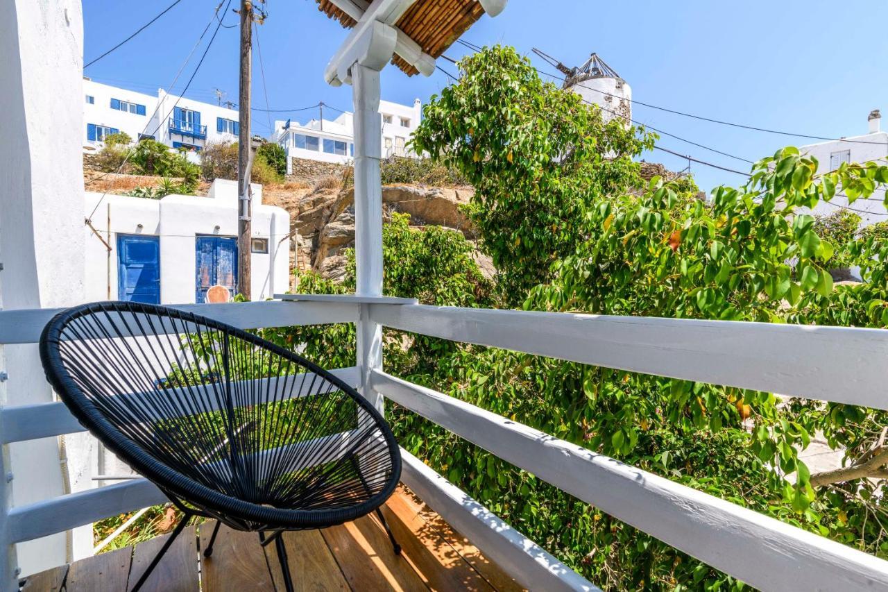 Floral Villa With Marvelous View To Mykonos Town Exterior foto