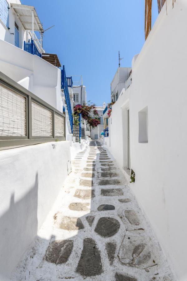 Floral Villa With Marvelous View To Mykonos Town Exterior foto