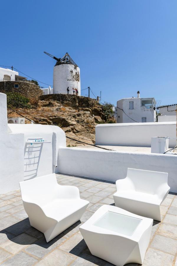 Floral Villa With Marvelous View To Mykonos Town Exterior foto